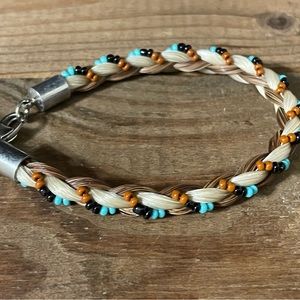 Ethically sourced real horse hair bracelet